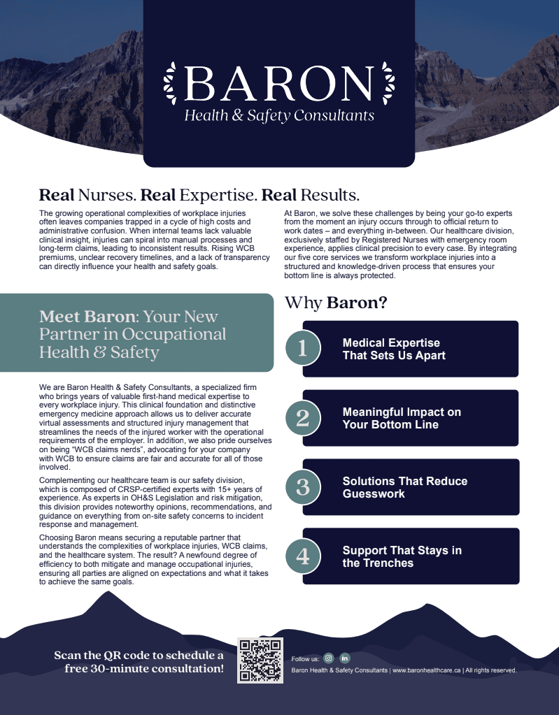 Health & Safety Consulting Experts in Canada.